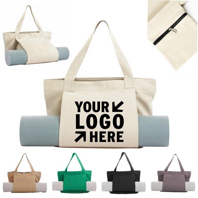 Canvas Yoga Mat Tote Bag